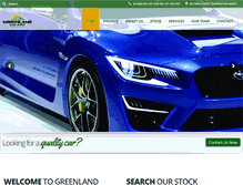 Tablet Screenshot of greenlandautos.com